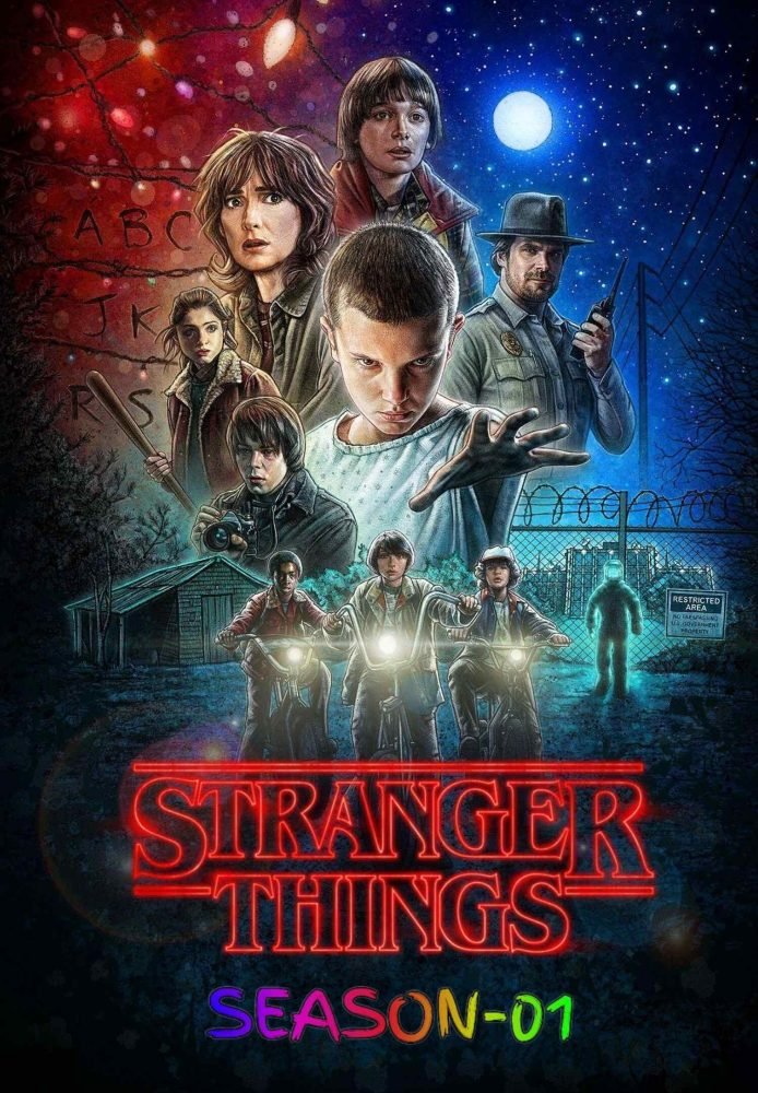 Free Stranger Things S01 (2016) (Hindi + English) Dual Audio Completed Web Series BluRay HEVC ESub – FILMYFLY